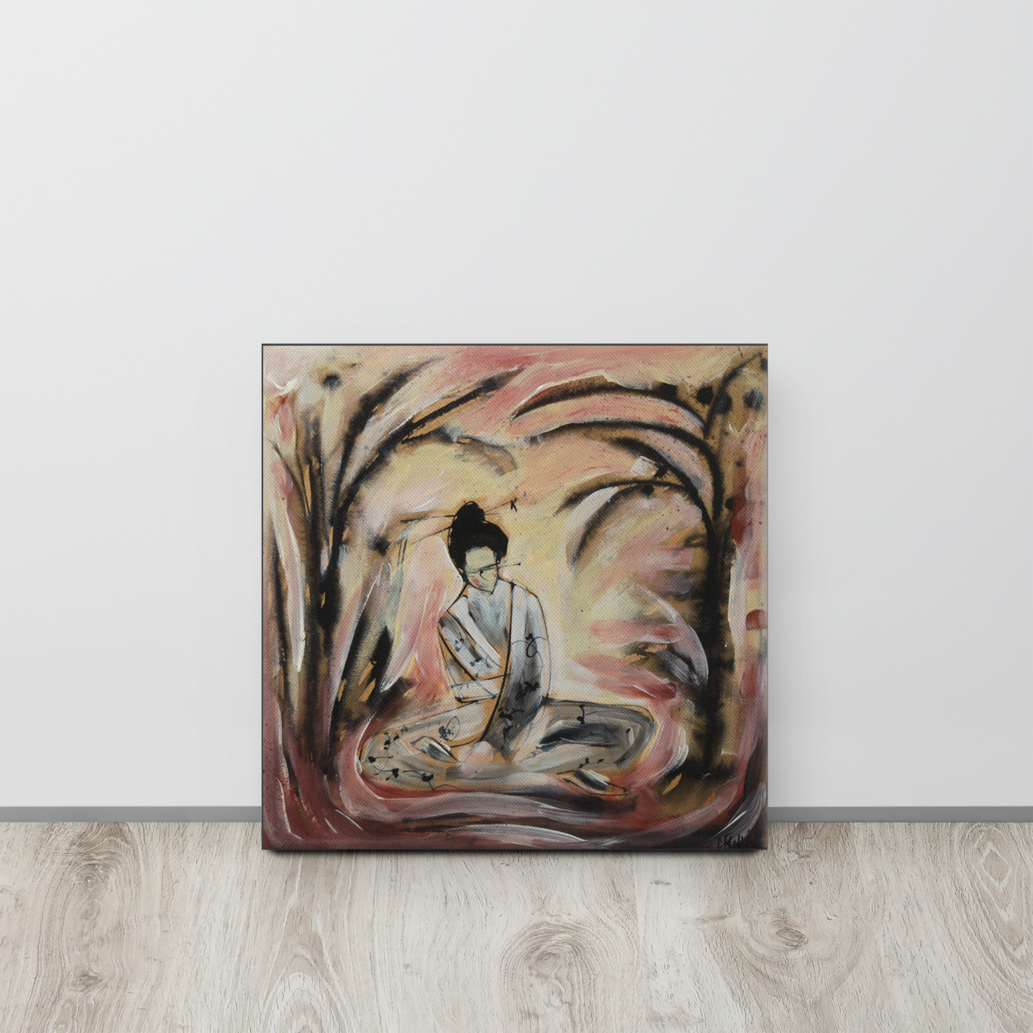 Spiritual Painting - Qi Flow - Hand-Finished Deep Edge Canvas Print