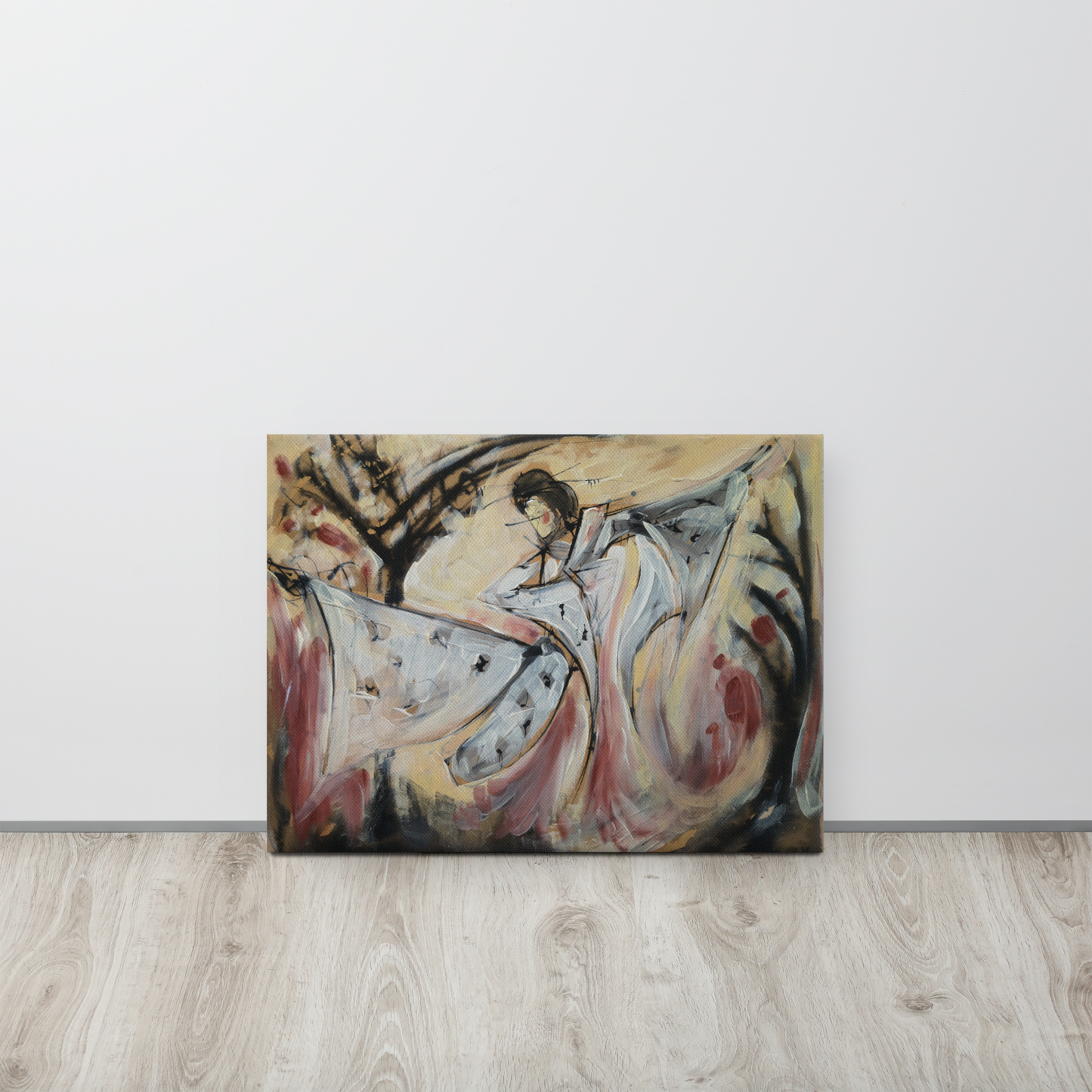 Spiritual Painting - Flying Arrow - Hand-Finished Deep Edge Canvas Print