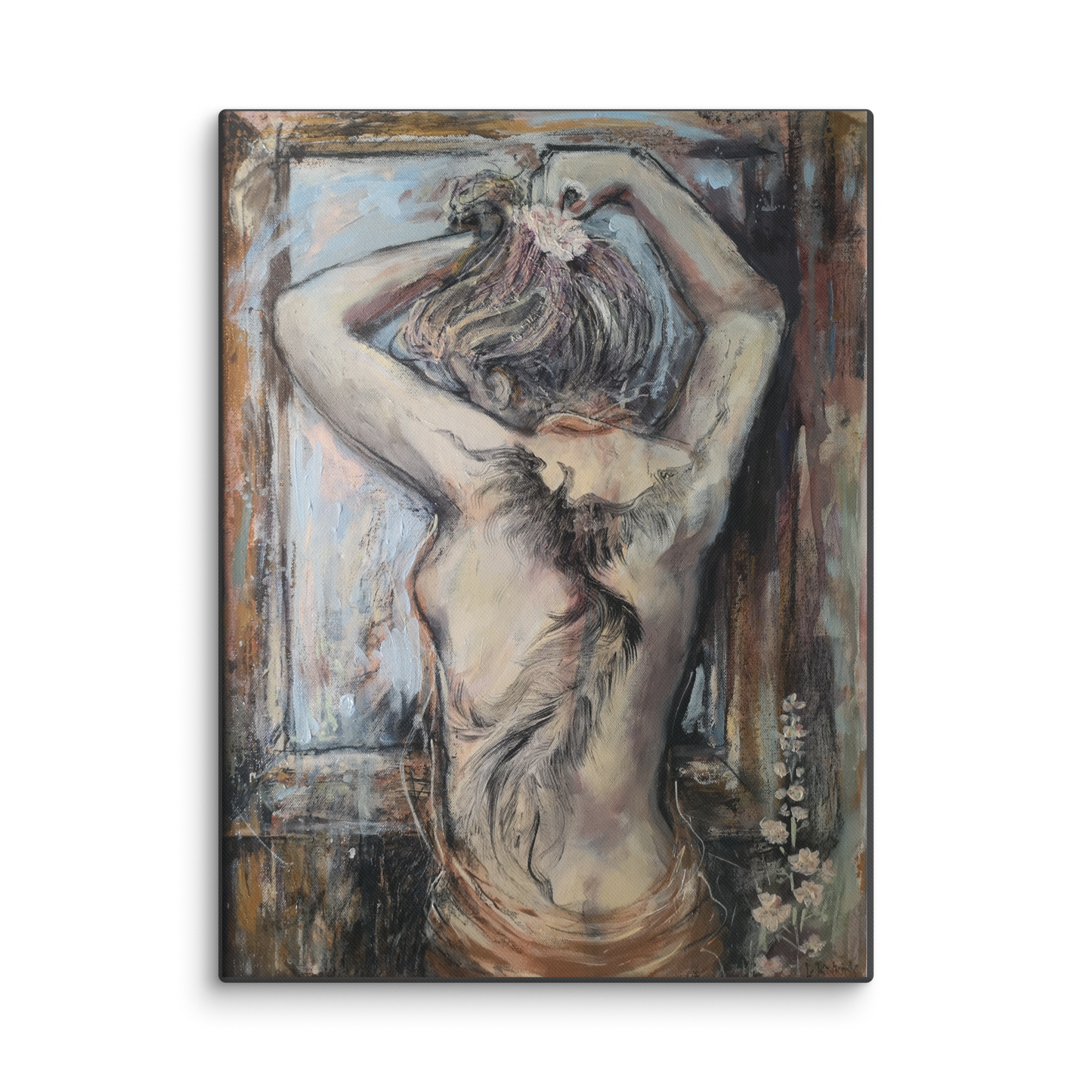 Spiritual Painting - Veneneia - Deep Edge Canvas Print