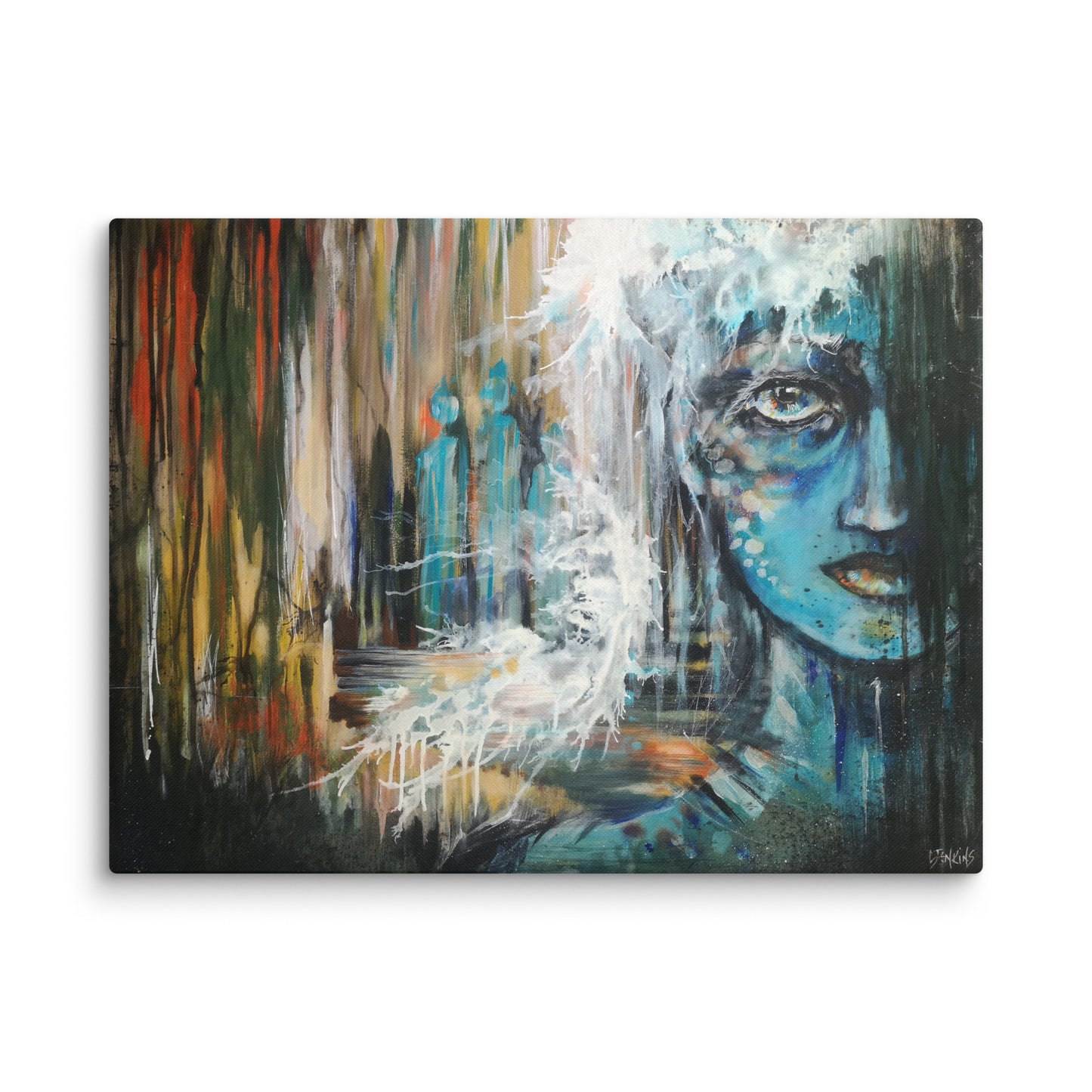 Spiritual Painting - Of the Underworld - Deep Edge Canvas Print