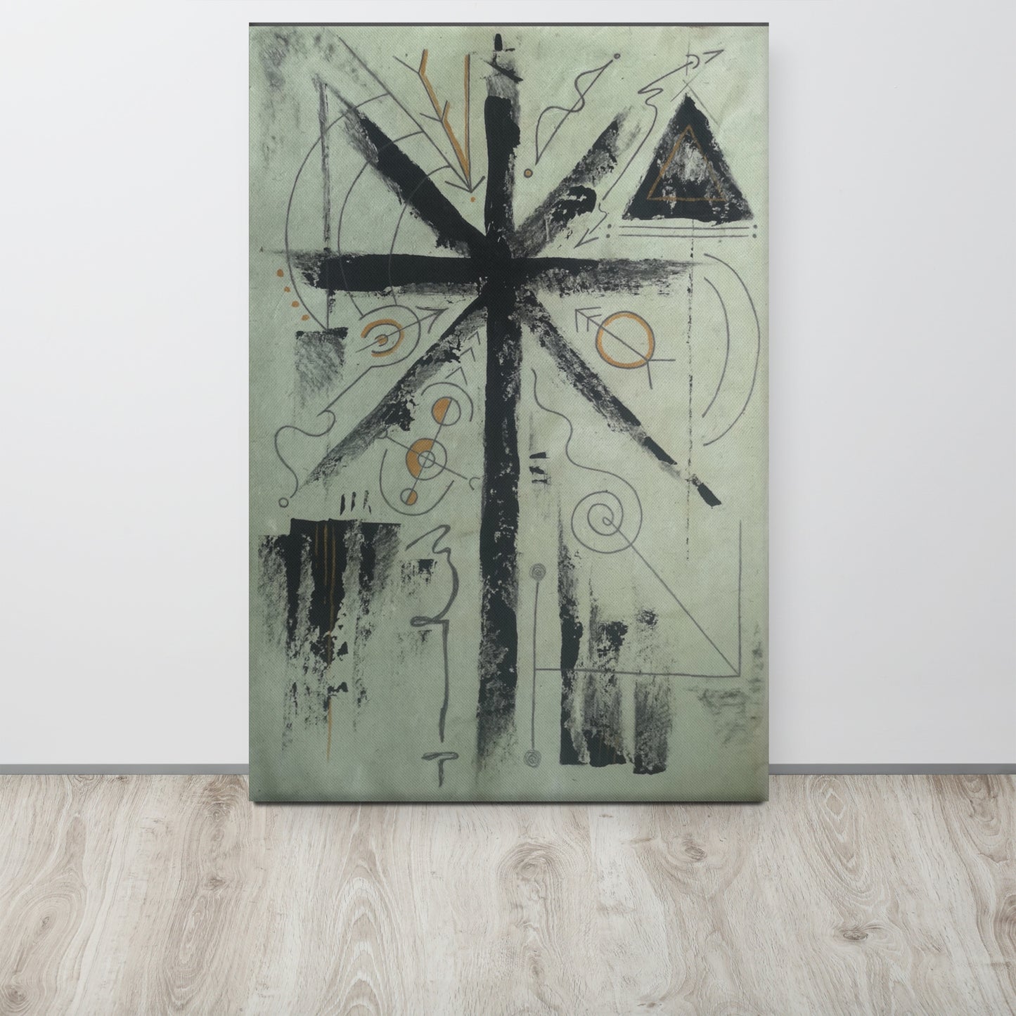 Vibrational Alignments - Brilliance of the Mind - Hand-Embellished Deep Edge Canvas Print