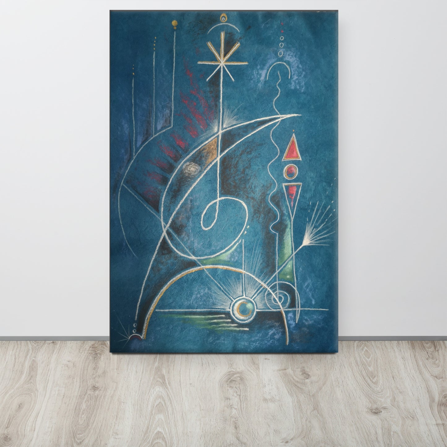 Vibrational Alignments - Shine Your Light - Hand-Embellished Deep Edge Canvas Print