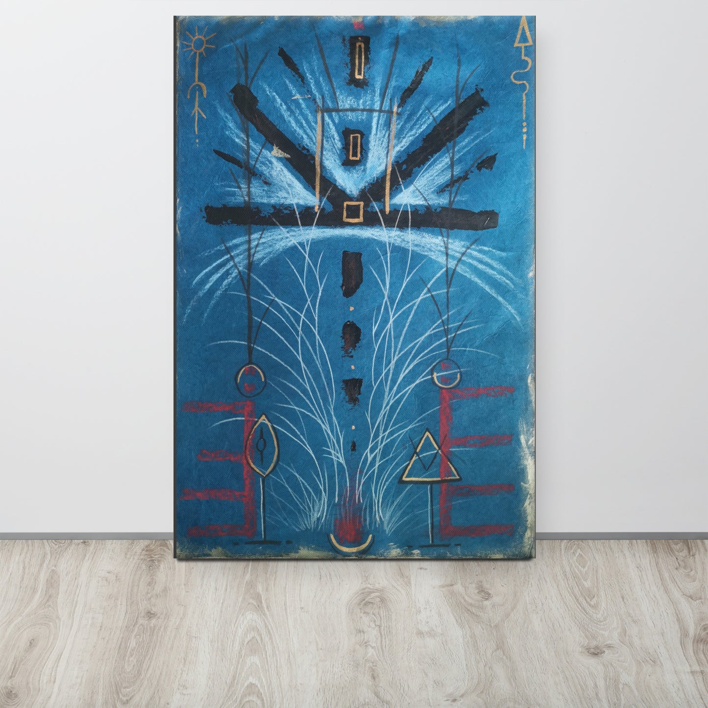 Vibrational Alignments - Internal Harmony - Hand-Embellished Deep Edge Canvas Print