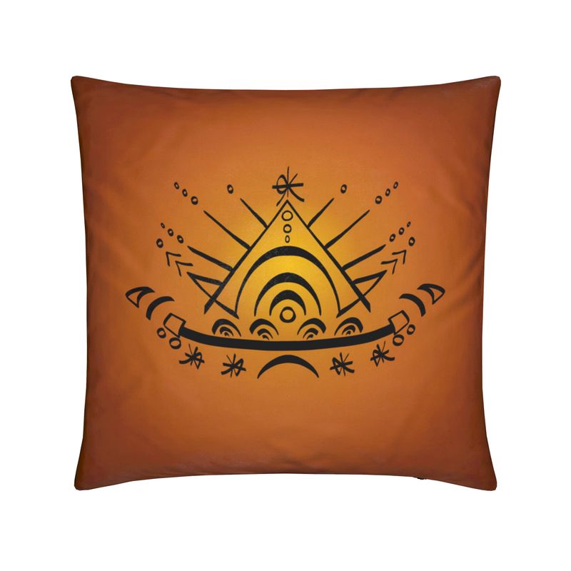 Soul Comfort Cushion - Solar Joy - Vibrational Alignment Art