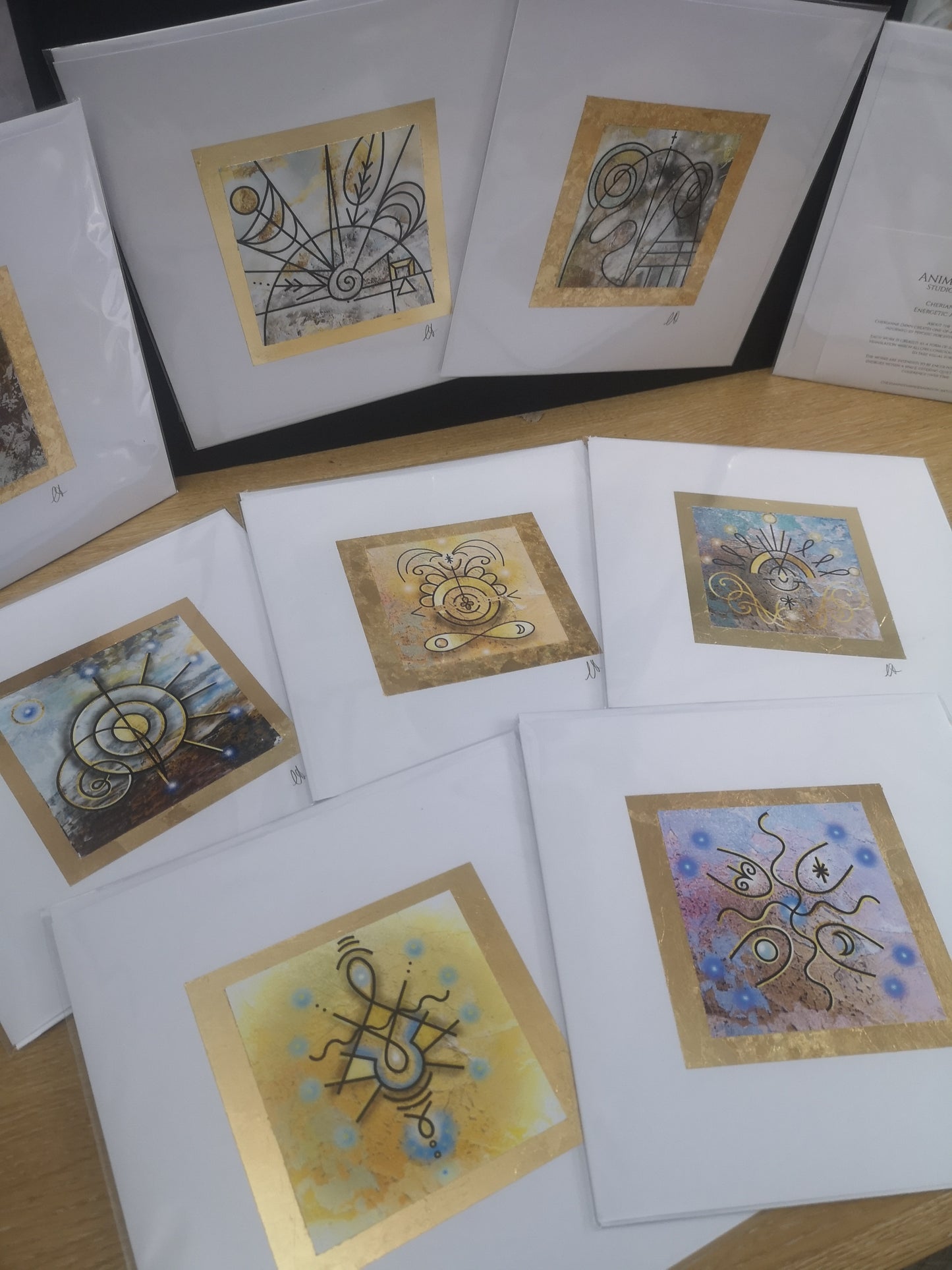 Connectivity Cards - Wholeness Series – Vibrational Alignment Art Card Set (5 Prints)