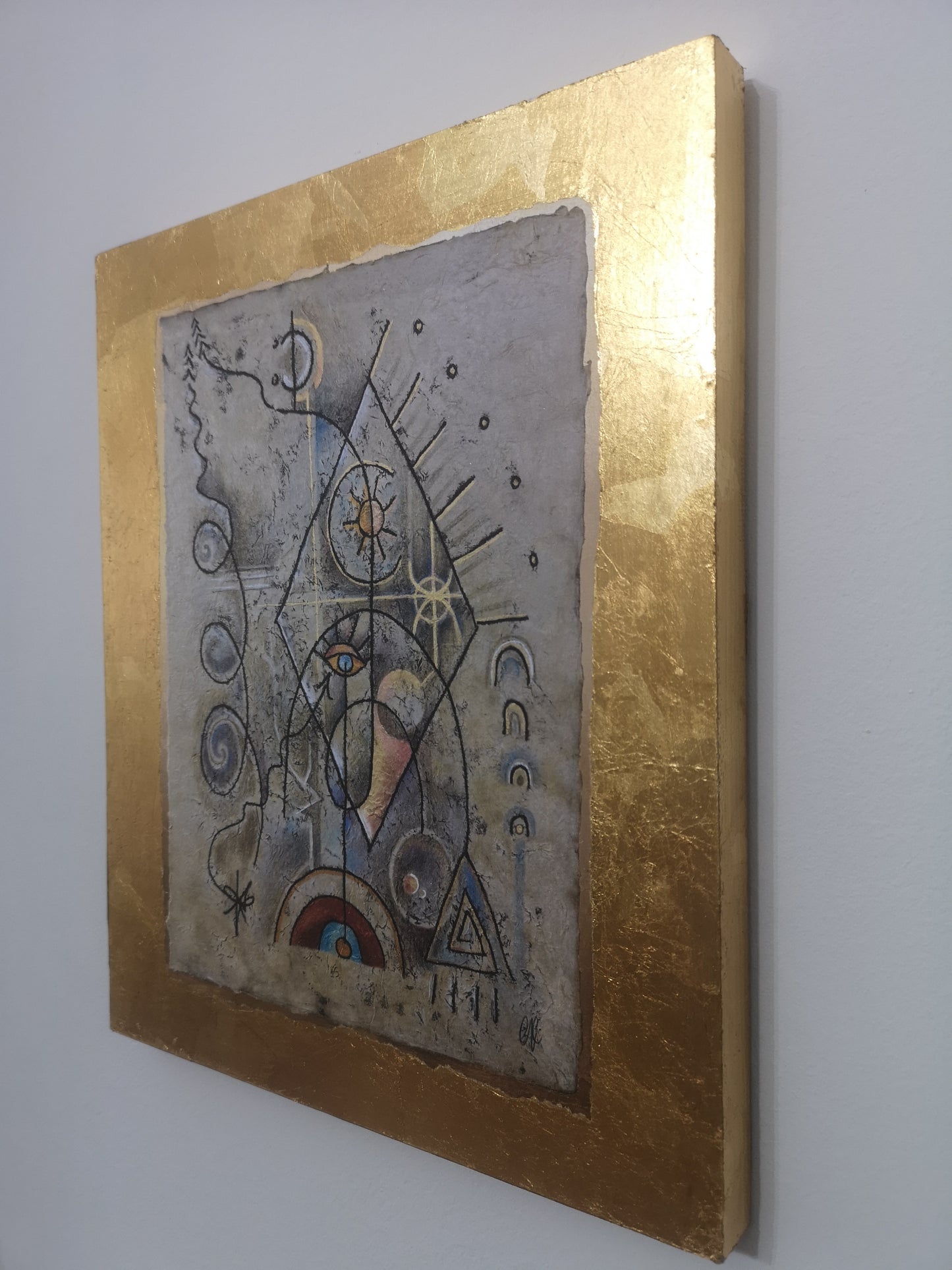 Activation Alignment - Knowing - Wood Panel with Gold Leaf