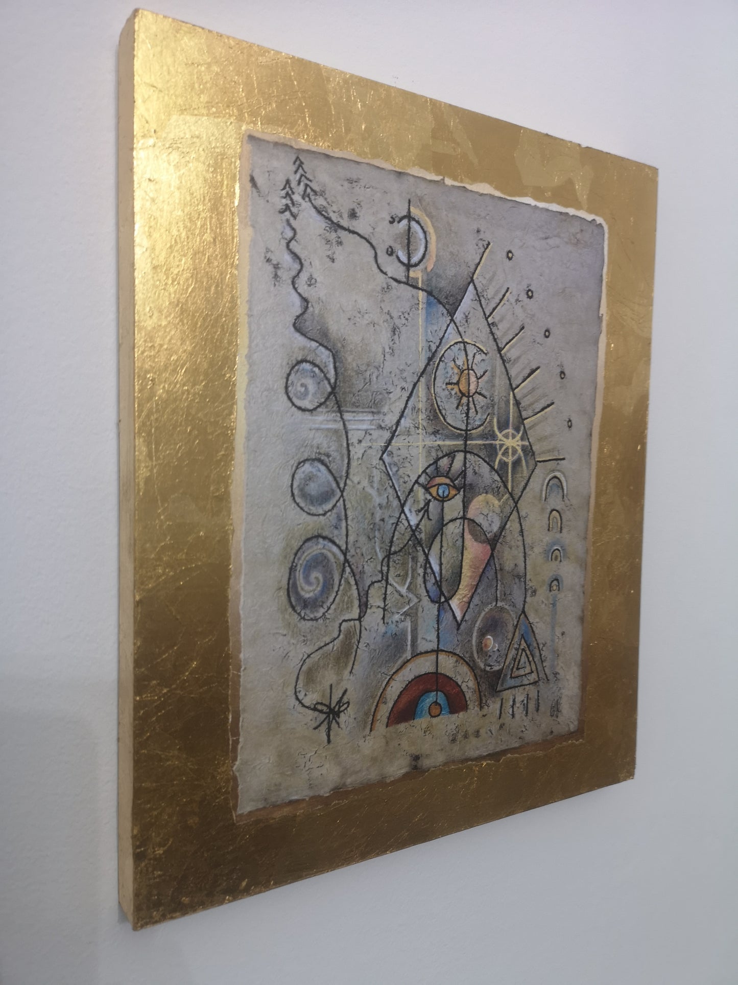 Activation Alignment - Knowing - Wood Panel with Gold Leaf