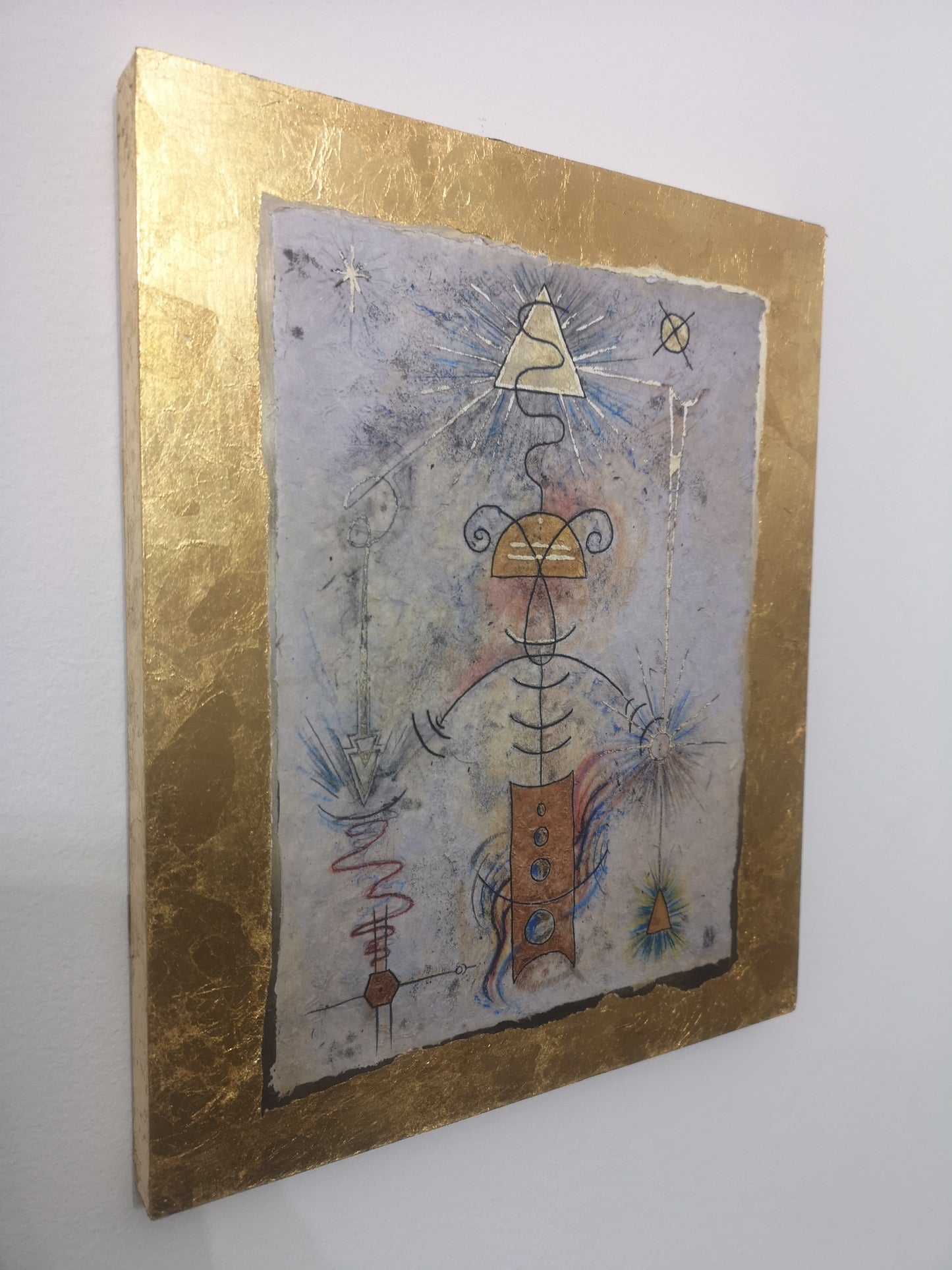 Activation Alignment - Inspiration - Wood Panel with Gold Leaf