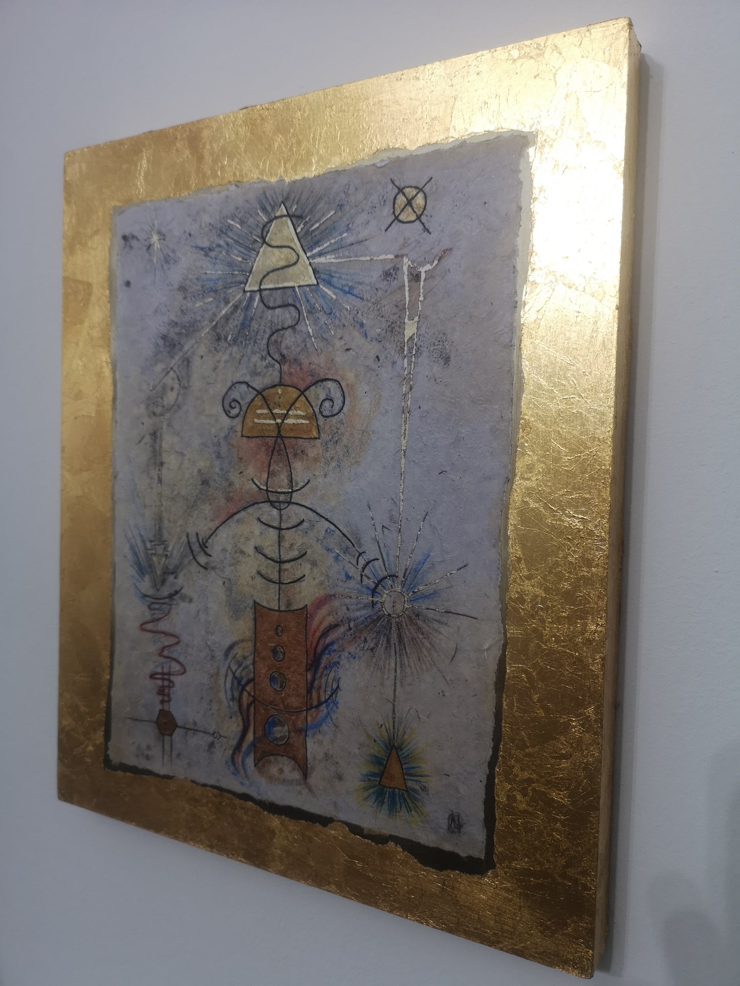 Activation Alignment - Inspiration - Wood Panel with Gold Leaf