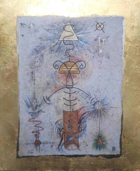 Activation Alignment - Inspiration - Wood Panel with Gold Leaf