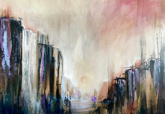 Spiritual Painting - Catching Visions II - Deep Edge Canvas Prints