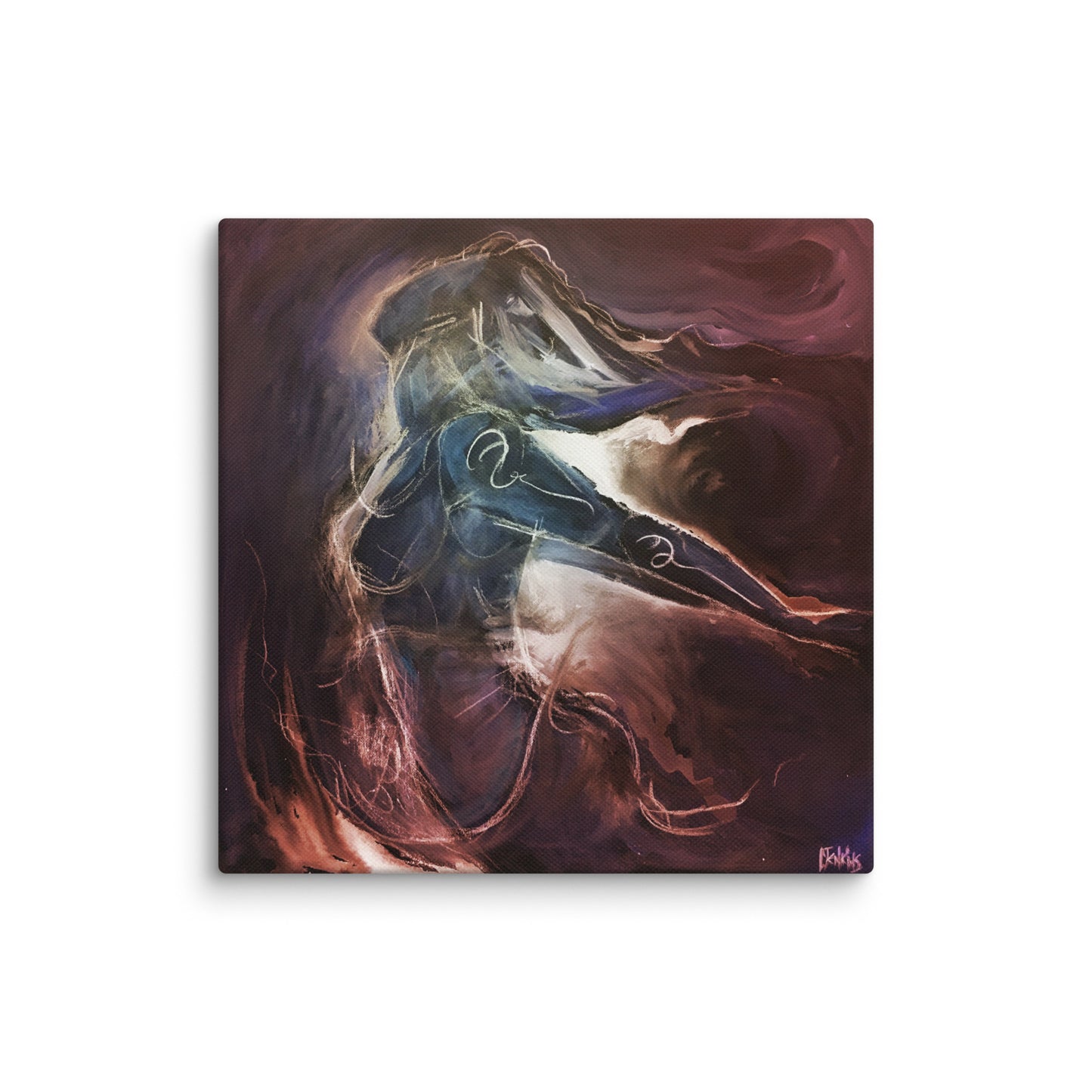 Spiritual Painting - Into the Light - Hand-Finished Deep Edge Canvas Print