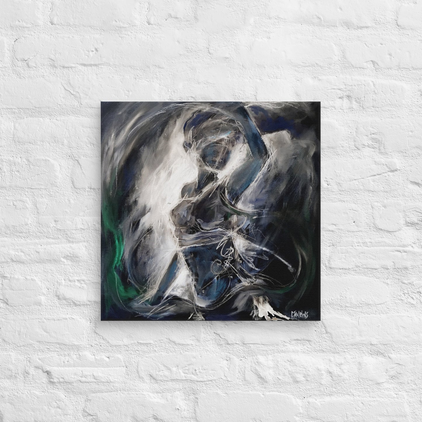 Spiritual Painting - The Night Surrounds Us - Deep Edge Canvas Print