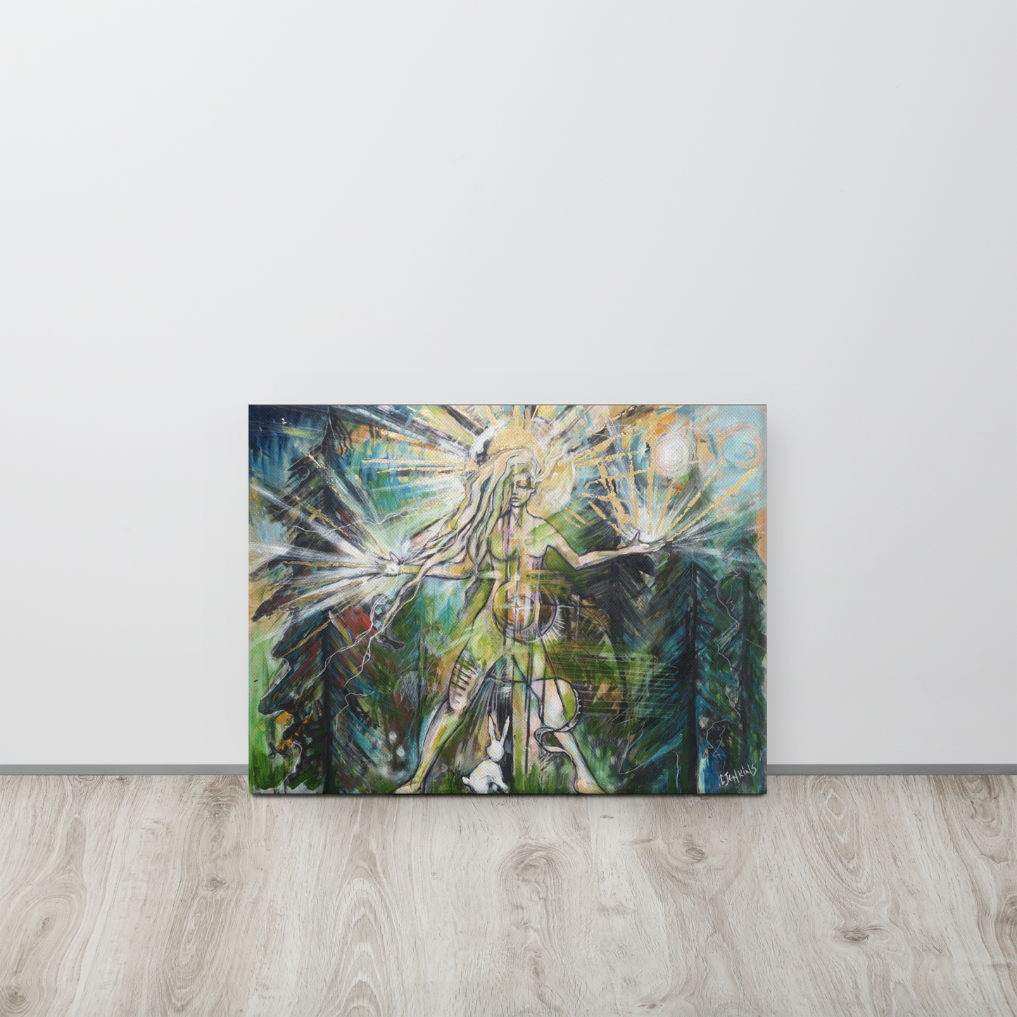 Spirit Guides - Cosmic Equinox - Deep Edge Canvas Print