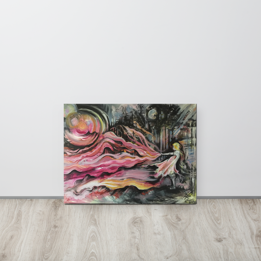 Spiritual Painting - Everyone Has Their Own Colour - Deep Edge Canvas Print