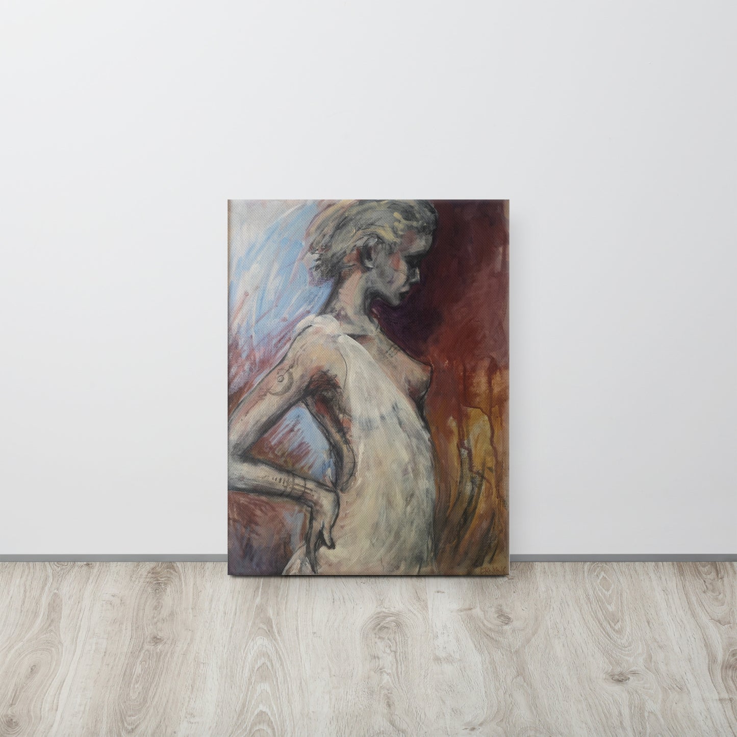 Spiritual Painting - Aemilia (Keeper of the Flame) - Deep Edge Canvas Print