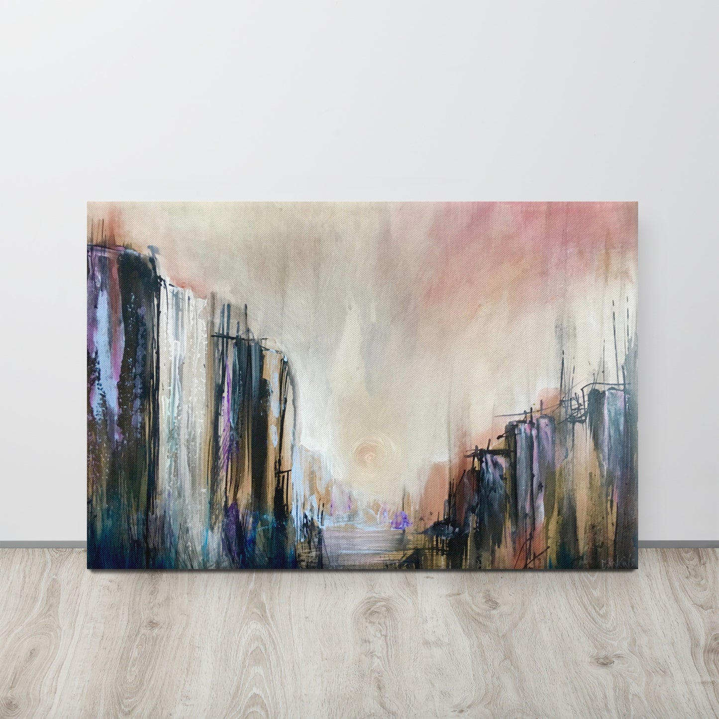 Spiritual Painting - Catching Visions II - Deep Edge Canvas Prints