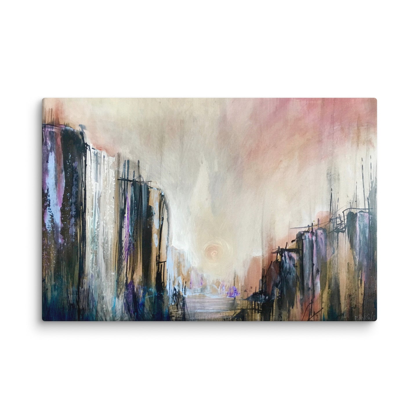 Spiritual Painting - Catching Visions II - Deep Edge Canvas Prints