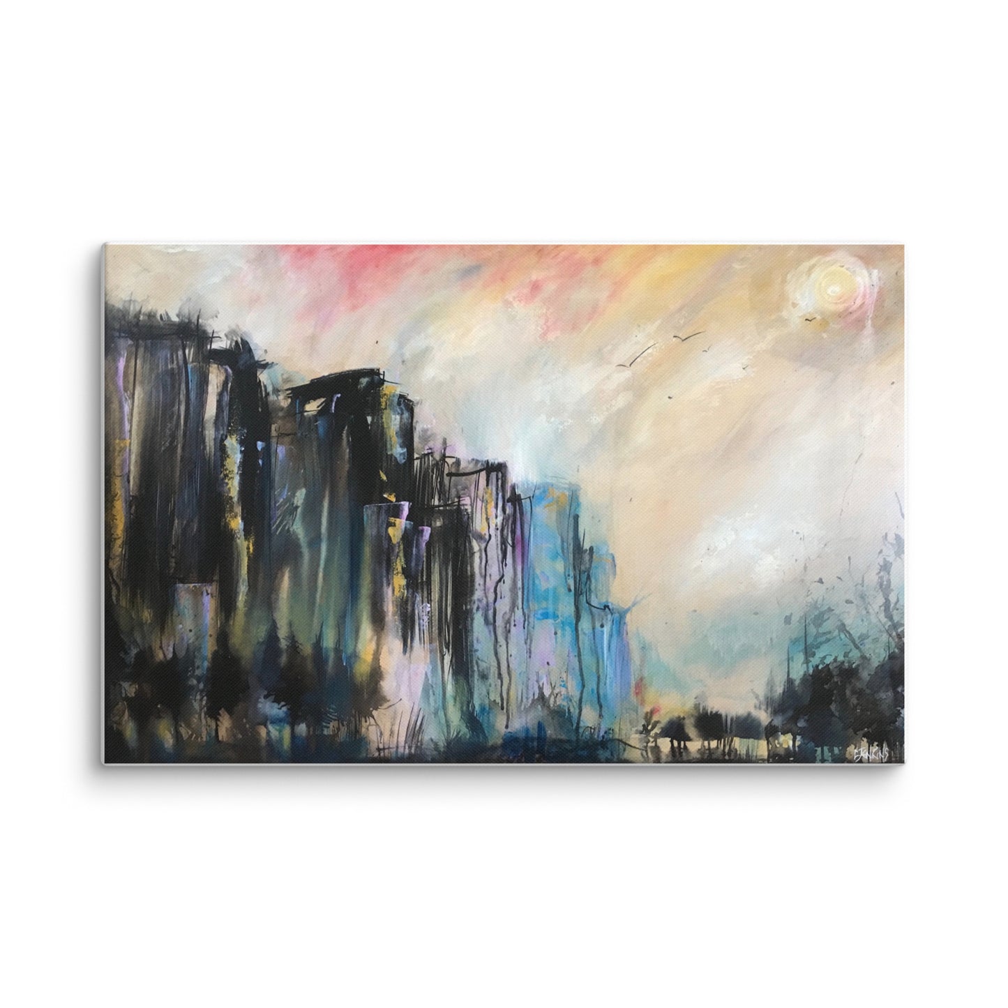 Spiritual Painting - Catching Visions - Deep Edge Canvas Print