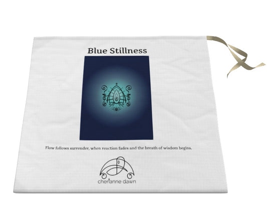 Soul Resonance Bag - Blue Stillness - Sacred Carrier for Your Journey