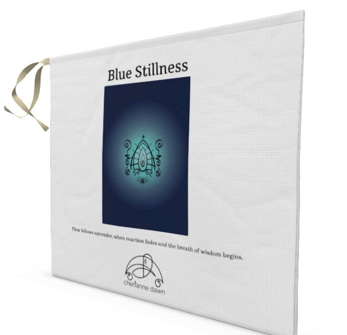 Soul Resonance Bag - Blue Stillness - Sacred Carrier for Your Journey