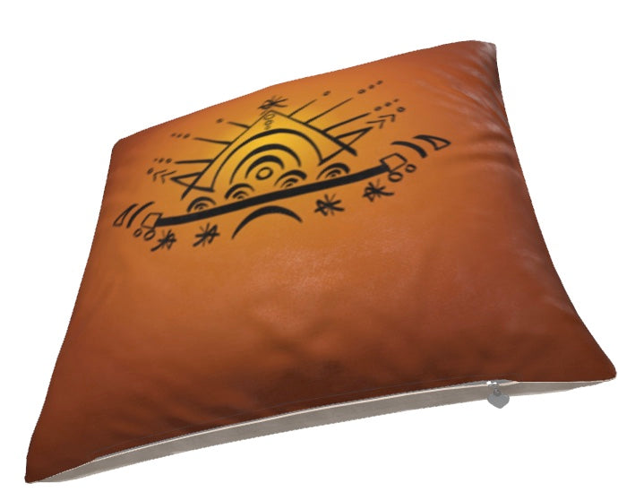 Soul Comfort Cushion - Solar Joy - Vibrational Alignment Art