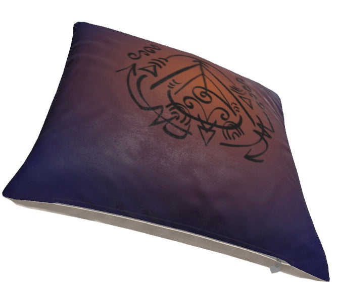 Soul Comfort Cushion - Pathway Rise - Vibrational Alignment Art