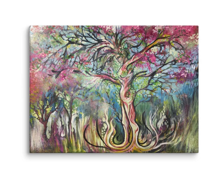 Spiritual Painting - Mother Beltane - Deep Edge Canvas Print