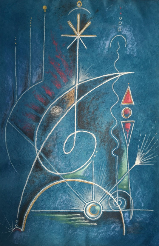 Vibrational Alignments - Shine Your Light - Hand-Embellished Deep Edge Canvas Print